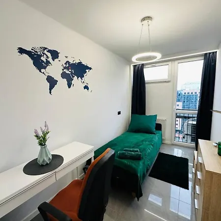 Quarto em Acomodações Particulares Center Varsóvia